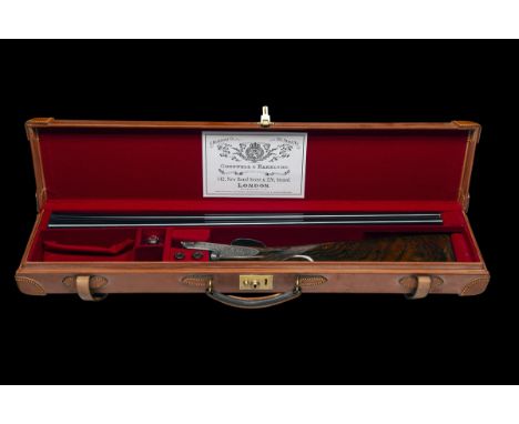 COGSWELL & HARRISONA VIRTUALLY UNUSED BAPTISTE-ENGRAVED 20-BORE 'THIRD MILLENNIUM NO.4' ROUNDED BAR SIDELOCK EJECTOR, serial 