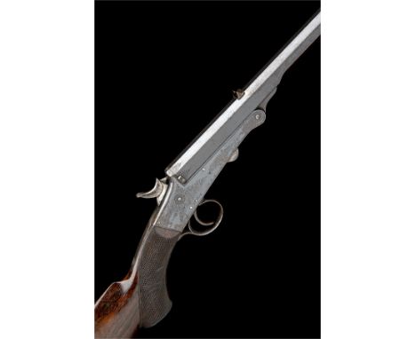 A .320 (L/R) SINGLE-SHOT ROOK AND RABBIT RIFLE, UNSIGNED, MODEL 'TRANTER'S PATENT', serial no. 55433,circa 1895, with blued o