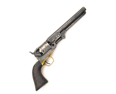 COLT, USAA .36 PERCUSSION SINGLE-ACTION REVOLVER, MODEL '1851 NAVY', serial no. 164237,for 1863, with octagonal 7 1/2in. barr