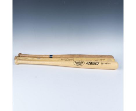 Celebrate the legendary Yankees catcher with this collection of Yankees tribute baseball bats which includes a signed game us