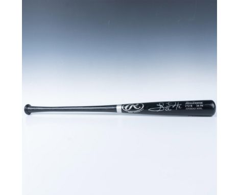 Black Rawlings Big Stick Adirondack model autographed by MLB power switch hitter and World Series champion Carl Everett in 20