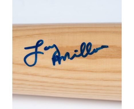 Genuine Rawlings Big Stick baseball bat autographed by the New York Mets and LA Dodgers southpaw pitcher of the 60s Larry Mil