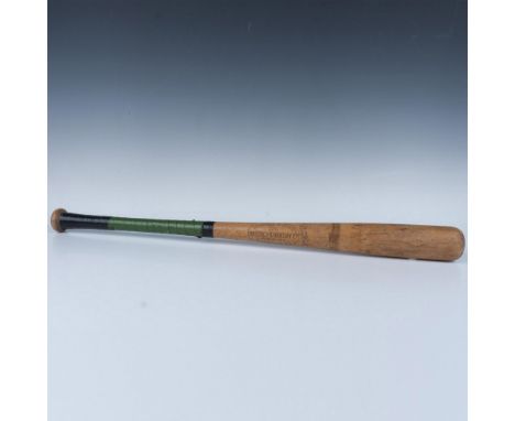 A one of a kind vintage Pirates team signed bat. This rarity is game used, straight down to the pine tar marks and batting ta