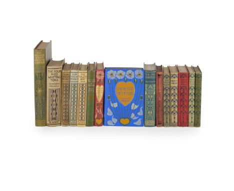  GLASGOW SCHOOL LARGE COLLECTION OF BOOKS IN ORIGINAL ART NOUVEAU CLOTH BINDINGS including: Charles Rennie Mackintosh (design