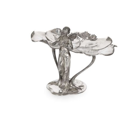  WMF (WURTTEMBERGISCHE METALLWARENFABRIK) JUGENDSTIL COMPORT, CIRCA 1900 plated metal, stamped maker's marks , cast no. 246 2