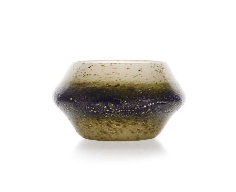  JOHN MONCRIEFF LTD., PERTH 'MONART' BOWL, CIRCA 1930 stoneware glass, model &nbsp;X IV 25cm diameter   