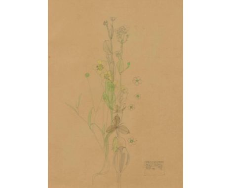 CHARLES RENNIE MACKINTOSH (1868-1928) 'BROOKWEED', 1901 pencil and watercolour, signed and inscribed lower right BROOKWEED/ H