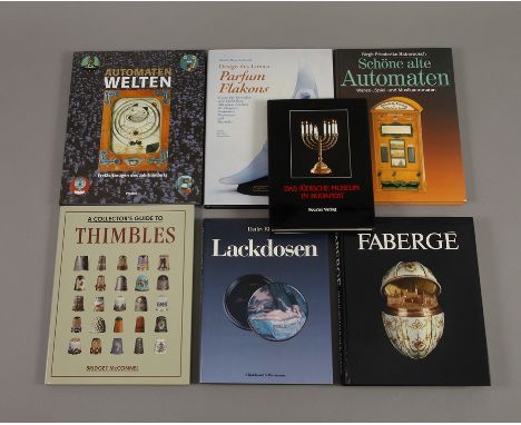 Konvolut Literatur Kunsthandwerk/Technik bestehend aus 7 Büchern: Géza von Habsburg, Fabergé. Hofjuwelier der Zaren, Ausstell