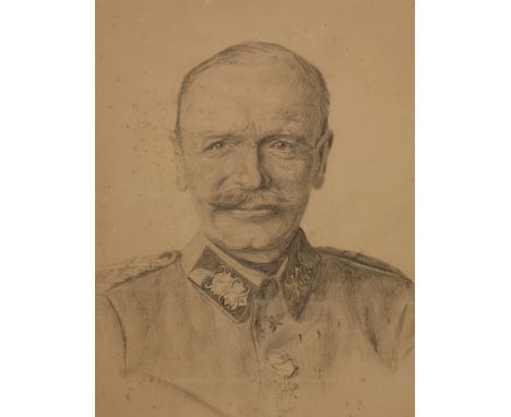 Portrait König Friedrich August von Sachsen Bildnis des 1865 geborenen und 1932 verstorbenen letzten Königs von Sachsen in Un