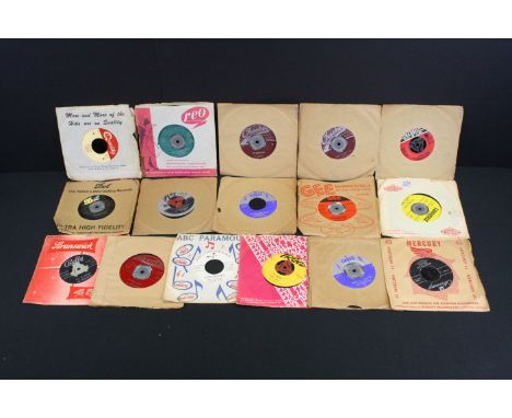 Vinyl - 16 Original USA / Canadian mainly late 1950’s Rock ’N’ Roll / Doo Wop singles, to include: Little Richard (Regency), 