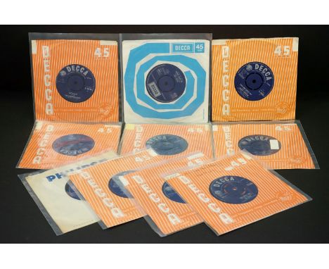 Vinyl - Mod / Beat - 10 rare original UK pressings on Decca Records, to include: Bobby Jameson (F12032) VG / VG+, The Dawnbre