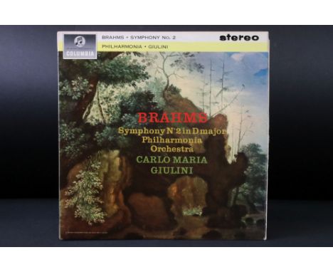 Vinyl - Classical - Carlo Maria Giulini - Brahms Symphony No 2 (UK ED1 Silver Blue Stereo Labels, Columbia / Epic Records, SA