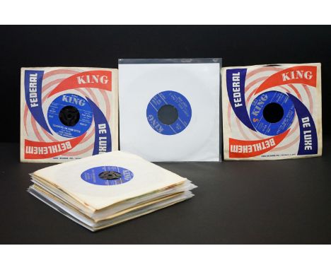 Vinyl - 19 original USA pressings Northern Soul / Mod / R&amp;B singles on King Records, including Demo Promo and rarities, t