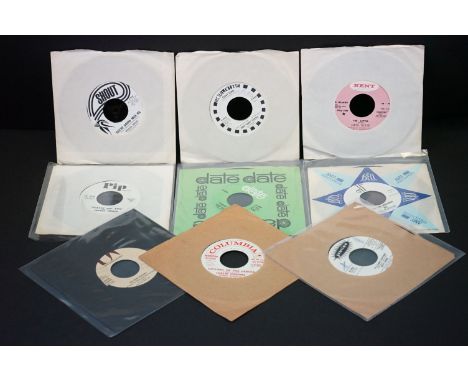 Vinyl - 9 original USA pressings Northern Soul / Mod / Funk / R&amp;B demos and promo sample singles on various small labels,