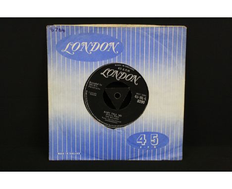 Vinyl - The Willows - Church Bells May Ring (Original UK 1st pressing Tri-Centre labels, London Records, 45-HL-L 8290) VG+ (L