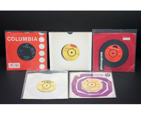 Vinyl - 5 rare Original UK Reggae / Ska singles on major labels, including Promo: Amboy Dukes (Polydor Records, 56190) VG / V
