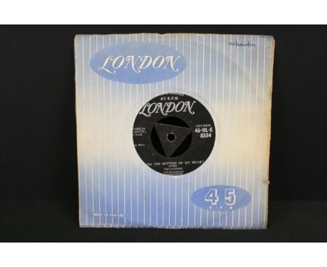 Vinyl - The Clovers - From The Bottom Of My Heart (Original UK 1st pressing, Tri-Centre labels, London Records, 45-HL-E 8334)