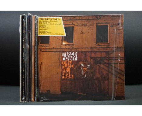 Vinyl - Nine Indie / Rock LPs to include Tired Pony The Place We Ran From, Guy Garvey Courting The Squall, Elbow The Seldom S