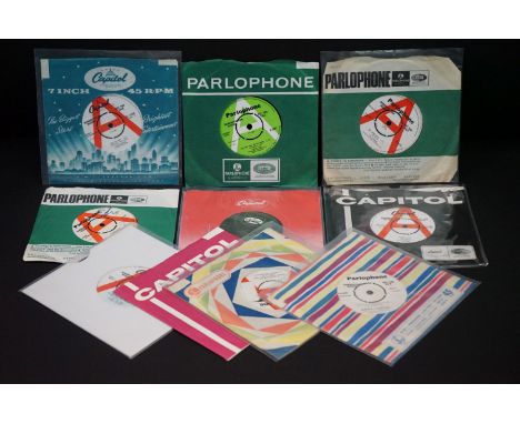 Vinyl - 10 Mod / Psych / Beat demo promo original UK singles on Parlophone and Capitol Records, to include: The Lincolns (R 5