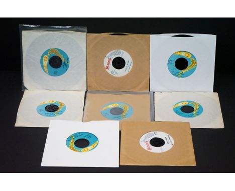 Vinyl - 8 original USA pressings Northern Soul / Mod / R&amp;B singles on Peacock Records label, including demos promos and r