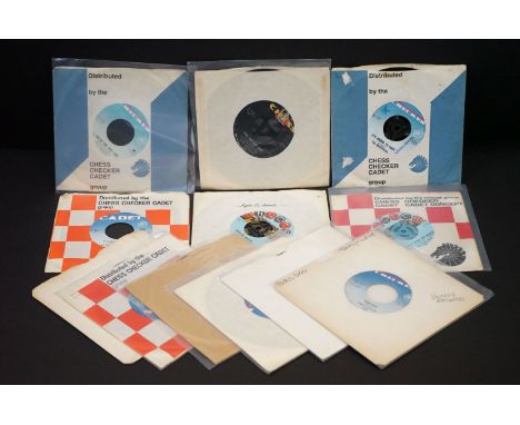 Vinyl - 13 original USA pressings Northern Soul / Mod / R&amp;B singles on Chess / Checker &amp; Cadet Records, including dem
