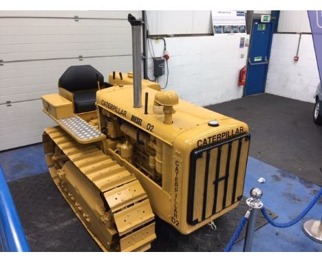 CATERPILLAR D2 CRAWLER - Circa 1941. Serial number 3J5177SP with Donkey engine and rope strat the vendor informs us that this