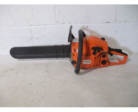 A Silverline 45.00cc petrol chainsaw