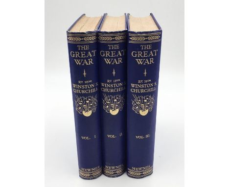 The Great War, Winston Churchill. London, George Newnes Limited. n.d. (but 1933). First illustrated edition in book form. Thr