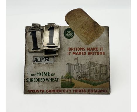 A vintage Shredded Wheat desk calendar 