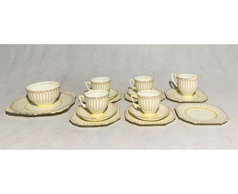 A Royal Grafton "Grecian" Art Deco part tea service