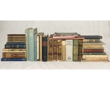 A collection of vintage and antiquarian books including, "Sir Walter Raleigh and The Air History" first edition by H.A. Jones