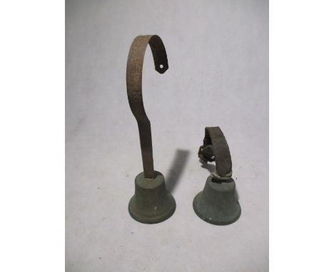 Two vintage servants bells