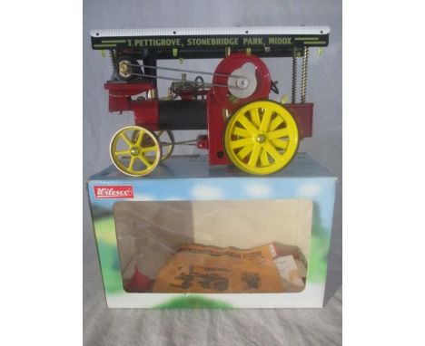 A boxed Wilesco Hobby-Technik D409 Showman's live steam traction engine
