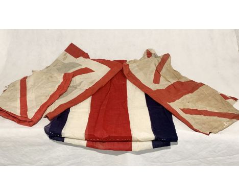 A collection of vintage flags