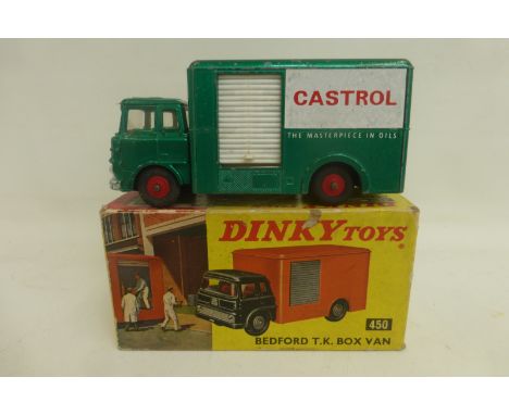 DINKY TOYS - Bedford T.K. Box Van, no. 450, fair condition, picture box fair.