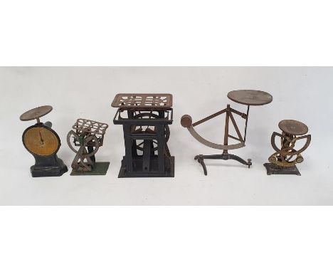 Assorted vintage scales of various types and interesting measures (1 box) 