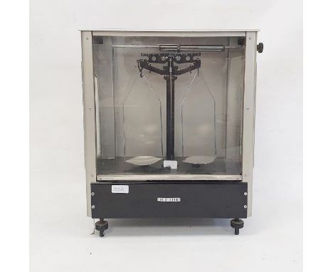 Set of Oertling balance scales with set of weights&nbsp;