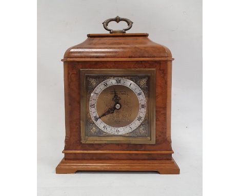 20th century walnut cased mantel clock the dial marked 'Park House &amp; Wyatt Ltd Southampton &amp; Fareham' and an Elliot c