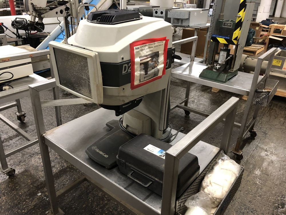 Hunter Lab colorimeter, model D25LT, s/n D25LT100276, 100120/200240