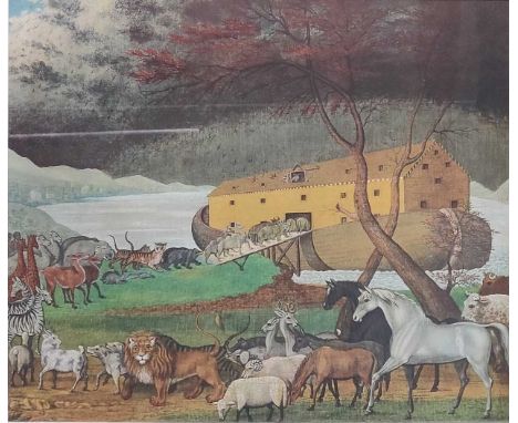 After Edward Hicks (1780-1849) Noah's ArkPrint on paper60 x 70cm
