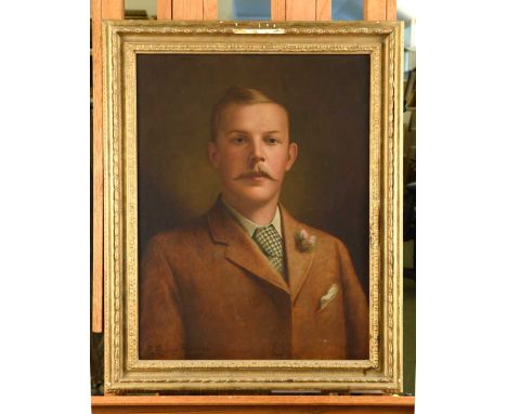 Robert Ramsay Russell (fl.1876-1912) Portrait of a young mansigned 'R. Ramsey Russel' (lower left)oil on canvas65 x 50cm