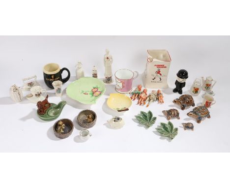 Mixed ceramics, to include Carlton Ware  Guinness advertising mug, Wade 'Johnnie Walker' advertising jug, various novelty cre