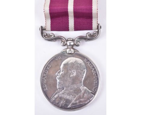 Edward VII Indian Army Meritorious Service Medal (M.S.M) Jodhpur Camel Corps, awarded to “1191 Naik Ram Bhawoosey (1902) Jodh