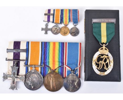 Outstanding Great War Military Cross &amp; Bar Medal Group of Five Awarded to Captain H M Kitchen 36th Battalion Machine Gun 