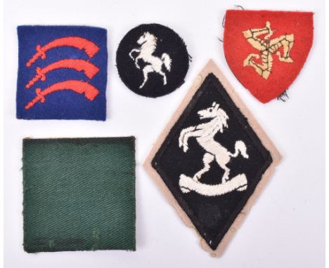 5x Royal Artillery Cloth Formation Signs, consisting of examples for 575th Light Anti-Aircraft regiment, 279th Light Anti-Air