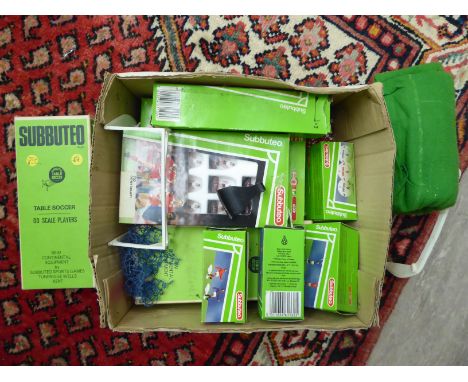 Subbuteo accessories: to include team sets  boxed       LSM