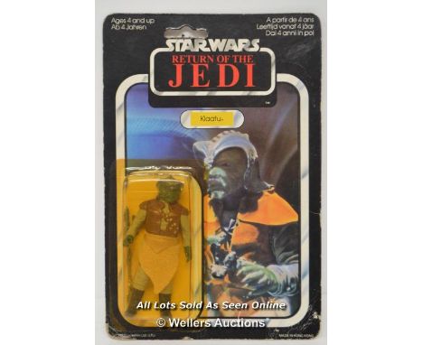 *VINTAGE 1983 STAR WARS  KLAATU RETURN OF THE JEDI 65 BACK PALITOY MINT ON CARD [LQD208]