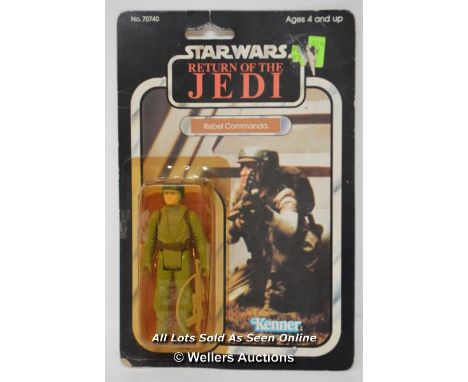 *VINTAGE 1983 STAR WARS REBEL COMMANDO RETURN OF THE JEDI 77 BACK MINT ON CARD