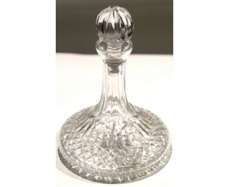 Waterford glass ships decanter