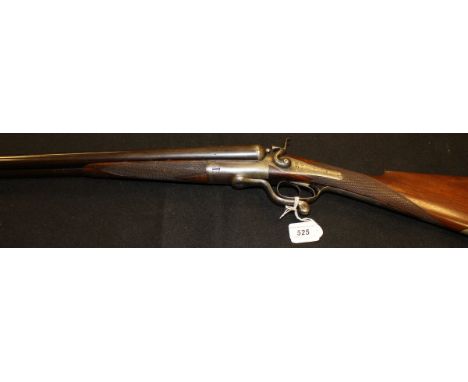 An Army and Navy CSL 12 bore shotgun, double barrel side by side hammer action non-ejector, 30" barrels (no 42800) (This Lot 